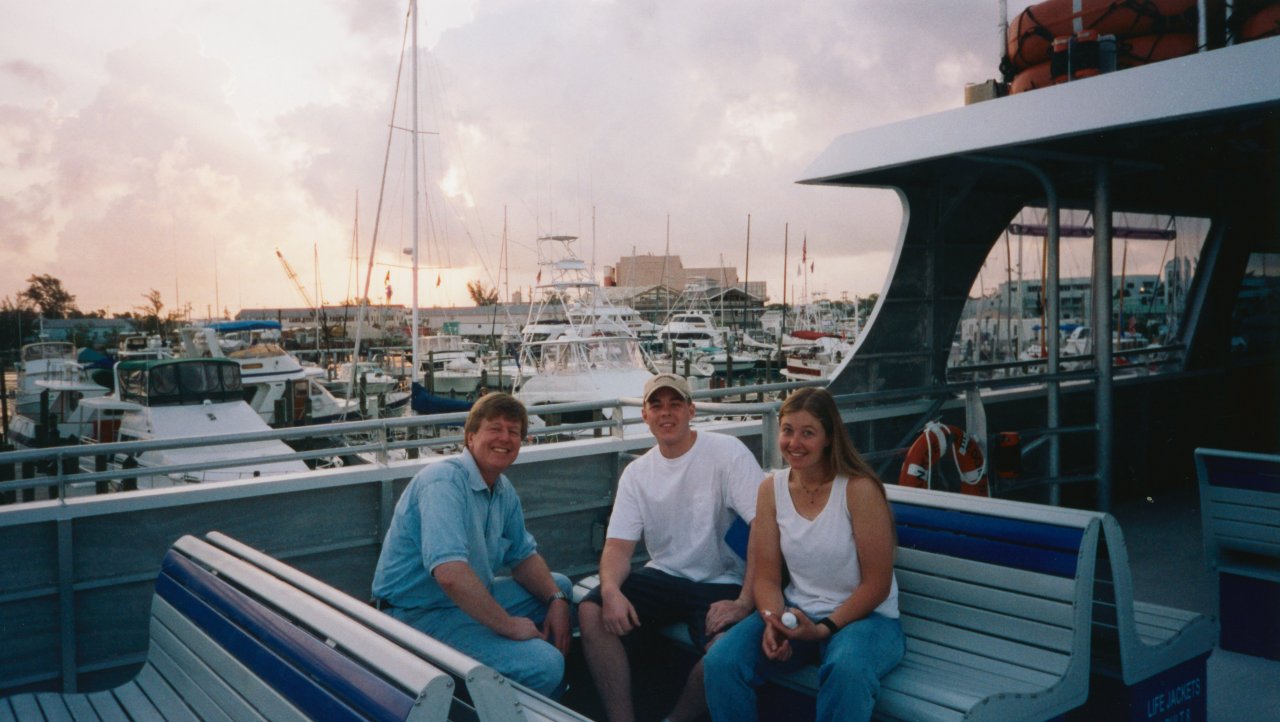 AJD trip to florida- on way to Dry Tortugas National Park- 2000